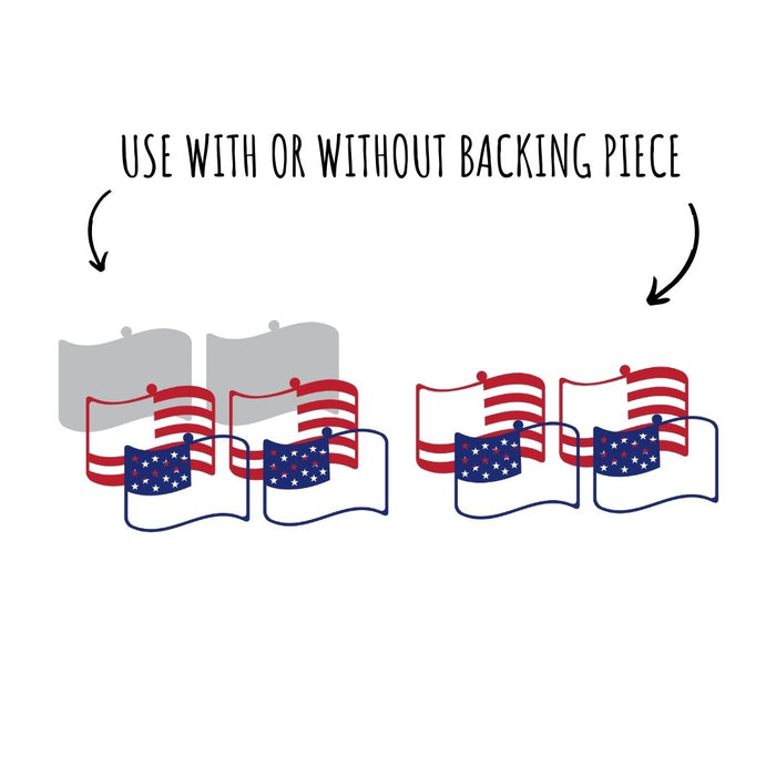 America Earrings SVG - Svg Ocean