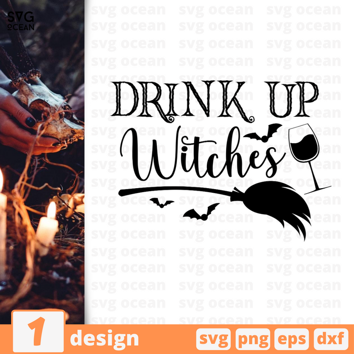 Drink up witches SVG vector bundle - Svg Ocean
