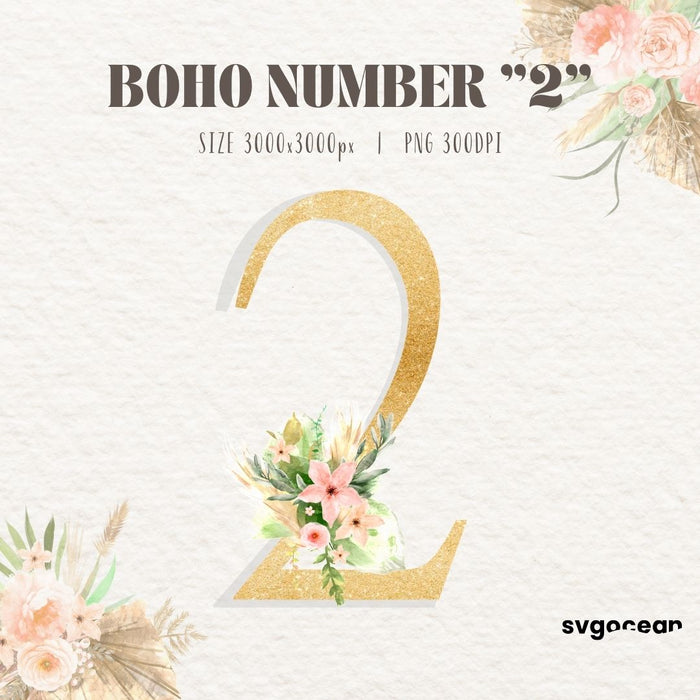 Boho Wedding Number 2 - Svg Ocean