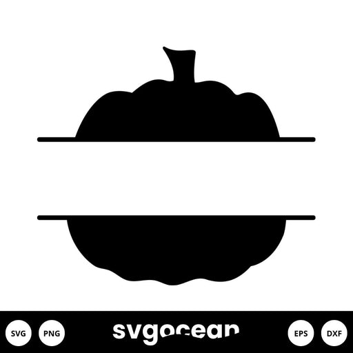 Pumpkin Monogram Svg - Svg Ocean