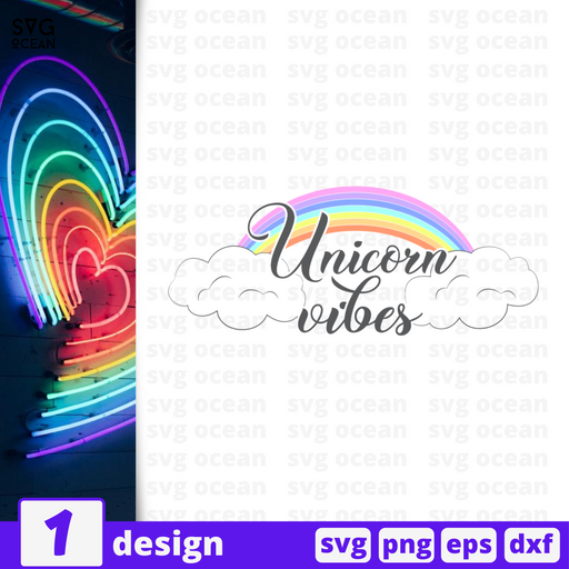 Unicorn vibes SVG vector bundle - Svg Ocean