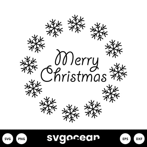 Merry Christmas Free Svg - Svg Ocean