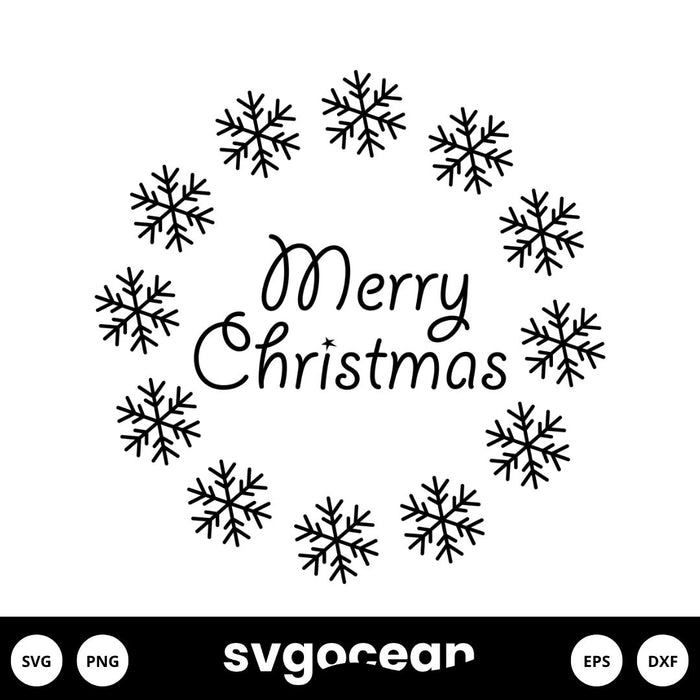 Merry Christmas Free Svg - Svg Ocean