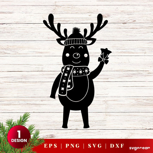 Christmas Deer SVG - svgocean