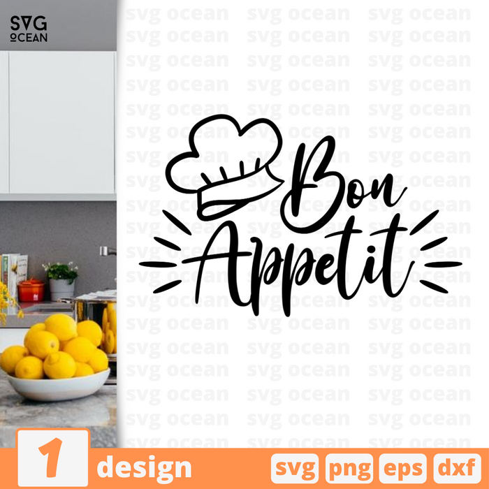 Bon Appetit SVG vector bundle - Svg Ocean