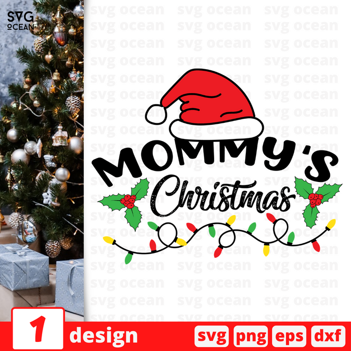 Mommy's Christmas SVG vector bundle - Svg Ocean