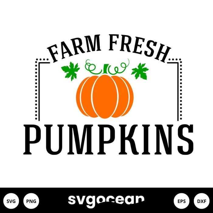 Farm Fresh Pumpkins Svg - Svg Ocean