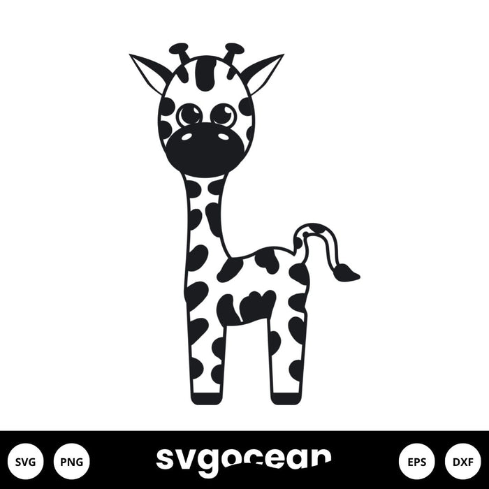 Giraffe Svg - Svg Ocean