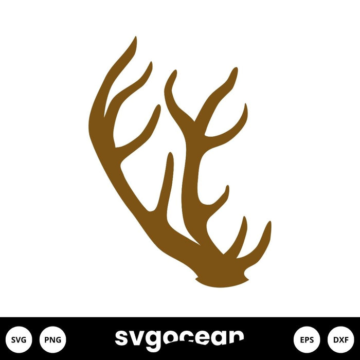 Reindeer Antler Svg - Svg Ocean