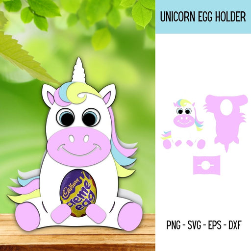 FREE Unicorn Egg Holder SVG - Svg Ocean