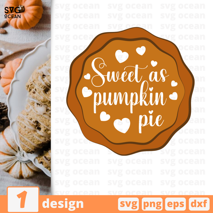 Sweet as pumpkin pie SVG vector bundle - Svg Ocean