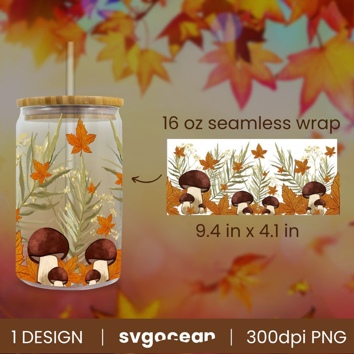 Autumn Wrap For Libbey Glass - Svg Ocean