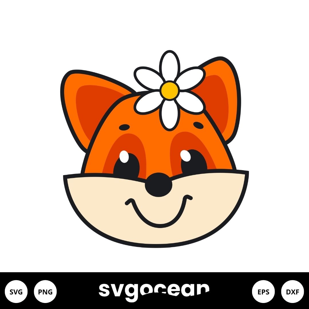Fox Svg vector for instant download - Svg Ocean — svgocean