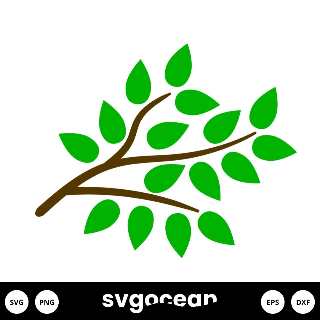 Tree Branch Svg vector for instant download - Svg Ocean — svgocean