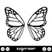 Butterfly Wing Svg - Svg Ocean