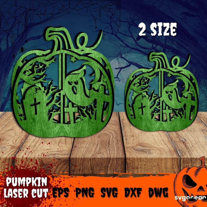 Halloween Pumpkin Laser Cut - Svg Ocean