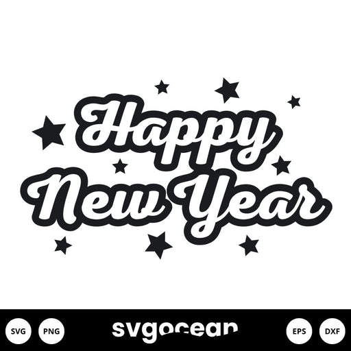 New Years Svg - Svg Ocean