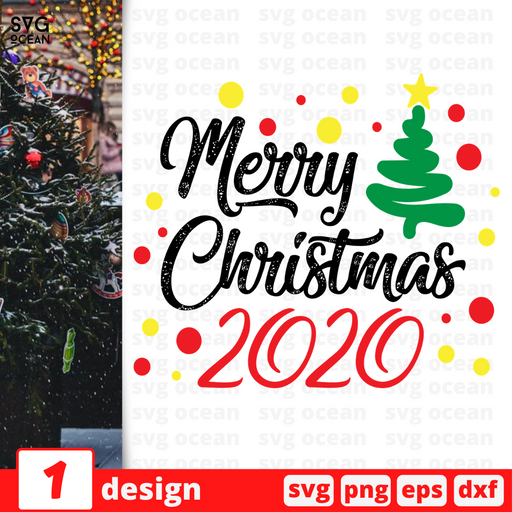 Merry Christmas 2020 SVG vector bundle - Svg Ocean