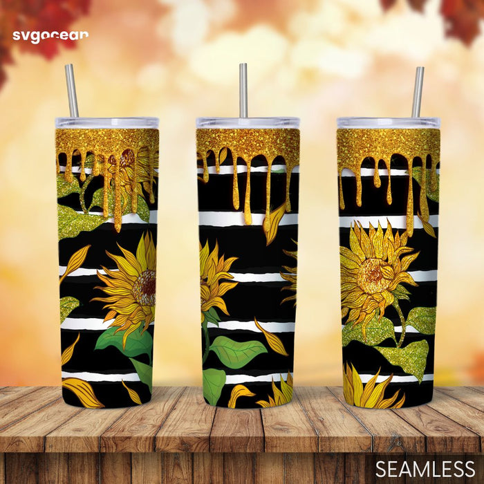 Sunflower Tumbler Sublimation - Svg Ocean