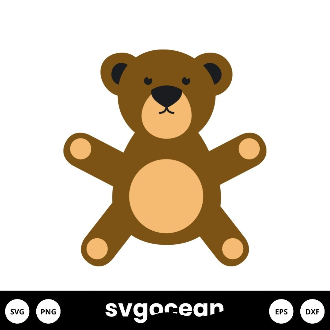 Grizzly Bear Svg vector for instant download - Svg Ocean — svgocean