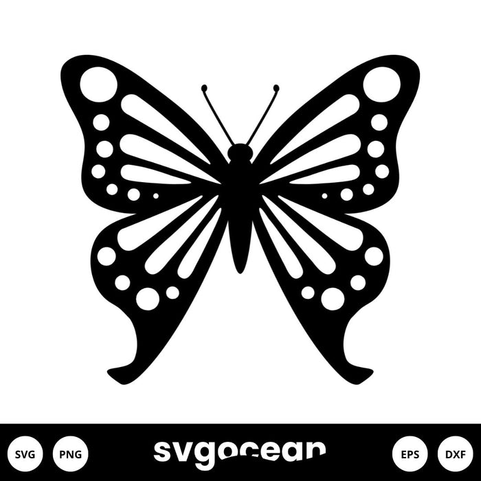 Butterfly Decal Vector File Butterfly Svg Free vector for instant download - Svg Ocean — svgocean