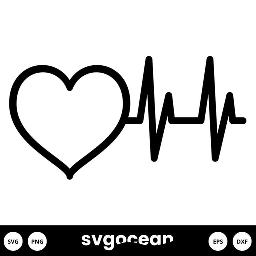 Heartbeat SVG - Svg Ocean