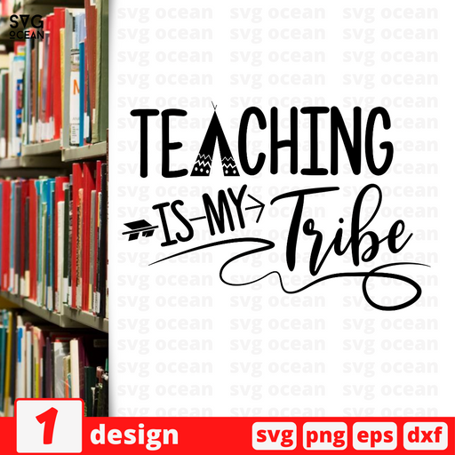 Teaching is my tribe SVG vector bundle - Svg Ocean
