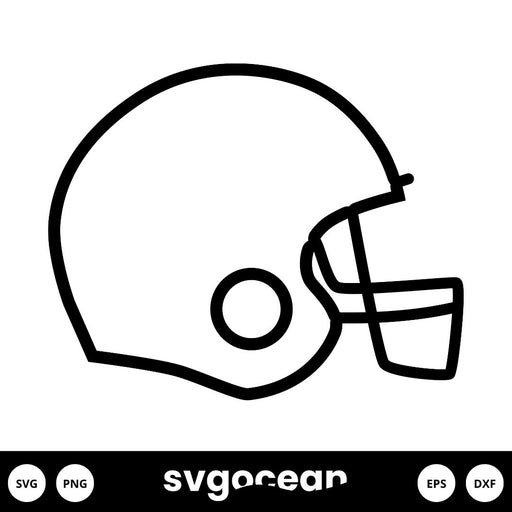 Football Helmets SVG
