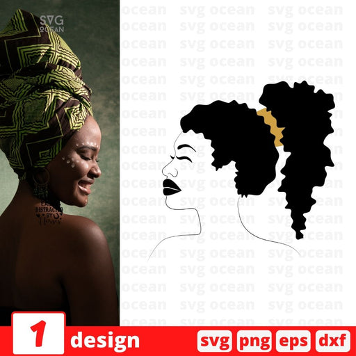 Afro Woman Monogram 2