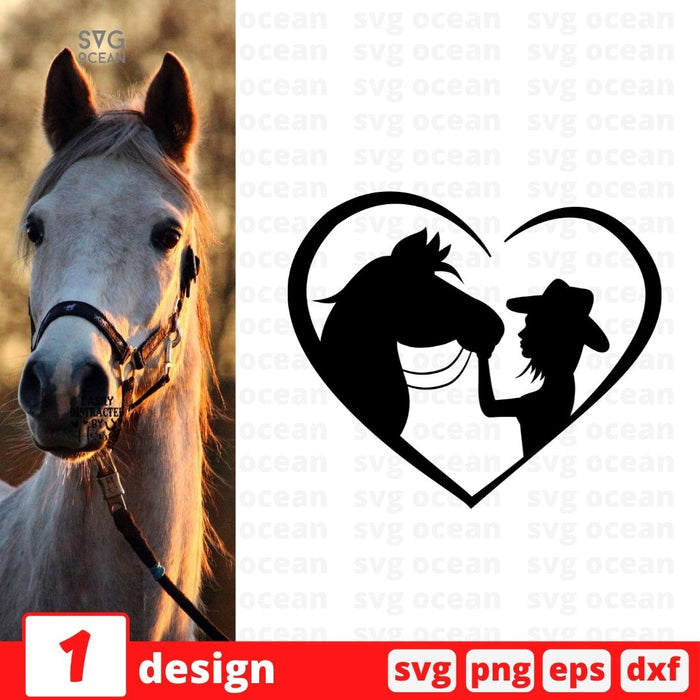 Horse monogram 3