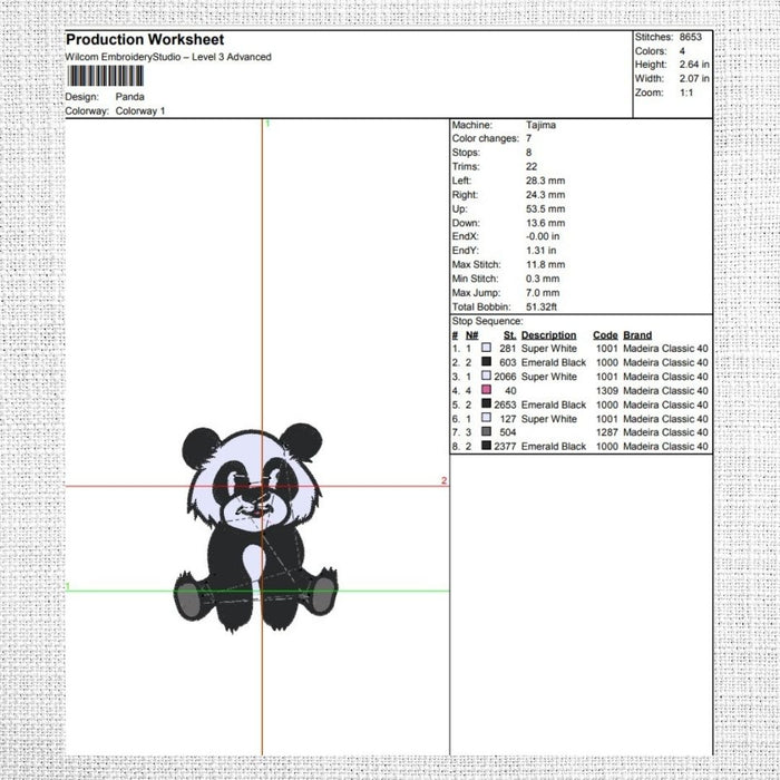 Panda Embroidery Designs - Svg Ocean