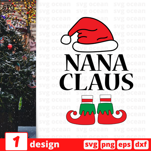 Nana Claus SVG vector bundle - Svg Ocean