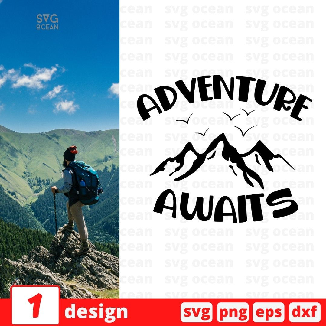 Hiking SVG Bundle vector for instant download - Svg Ocean — svgocean