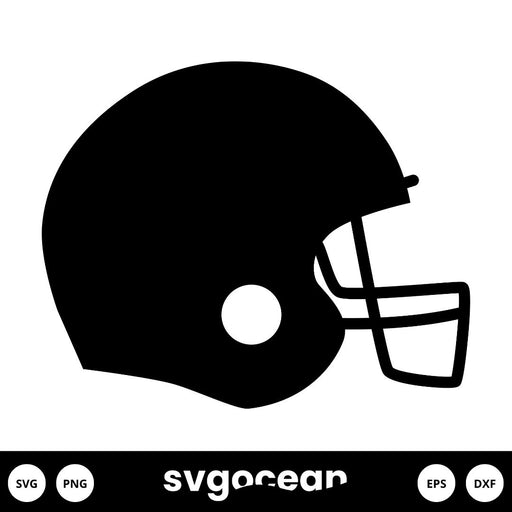 Football Helmet SVG - Svg Ocean