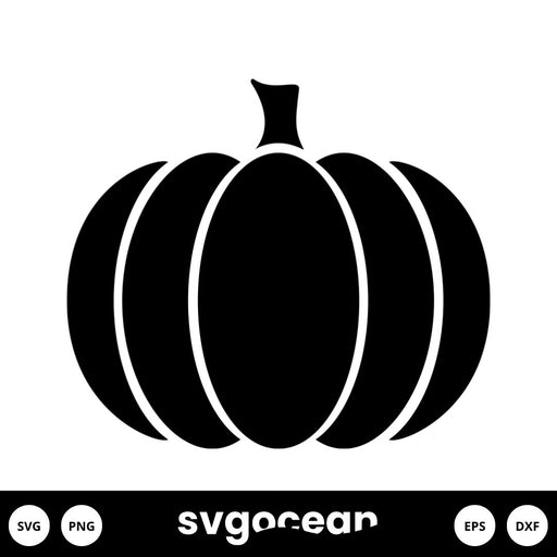 Solid Pumpkin Svg - Svg Ocean