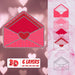 3D Envelope Valentine SVG vector bundle - Svg Ocean
