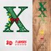3D Christmas Letter X SVG Cut File - Svg Ocean