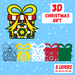 3D Christmas gift - Svg Ocean