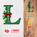 3D Christmas Letter L SVG Cut File - Svg Ocean
