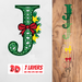 3D Christmas Letter J SVG Cut File - Svg Ocean