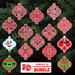 3D Arabesque Tile Christmas Ornaments SVG Bundle - Svg Ocean