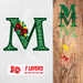 3D Christmas Letter M SVG Cut File - Svg Ocean