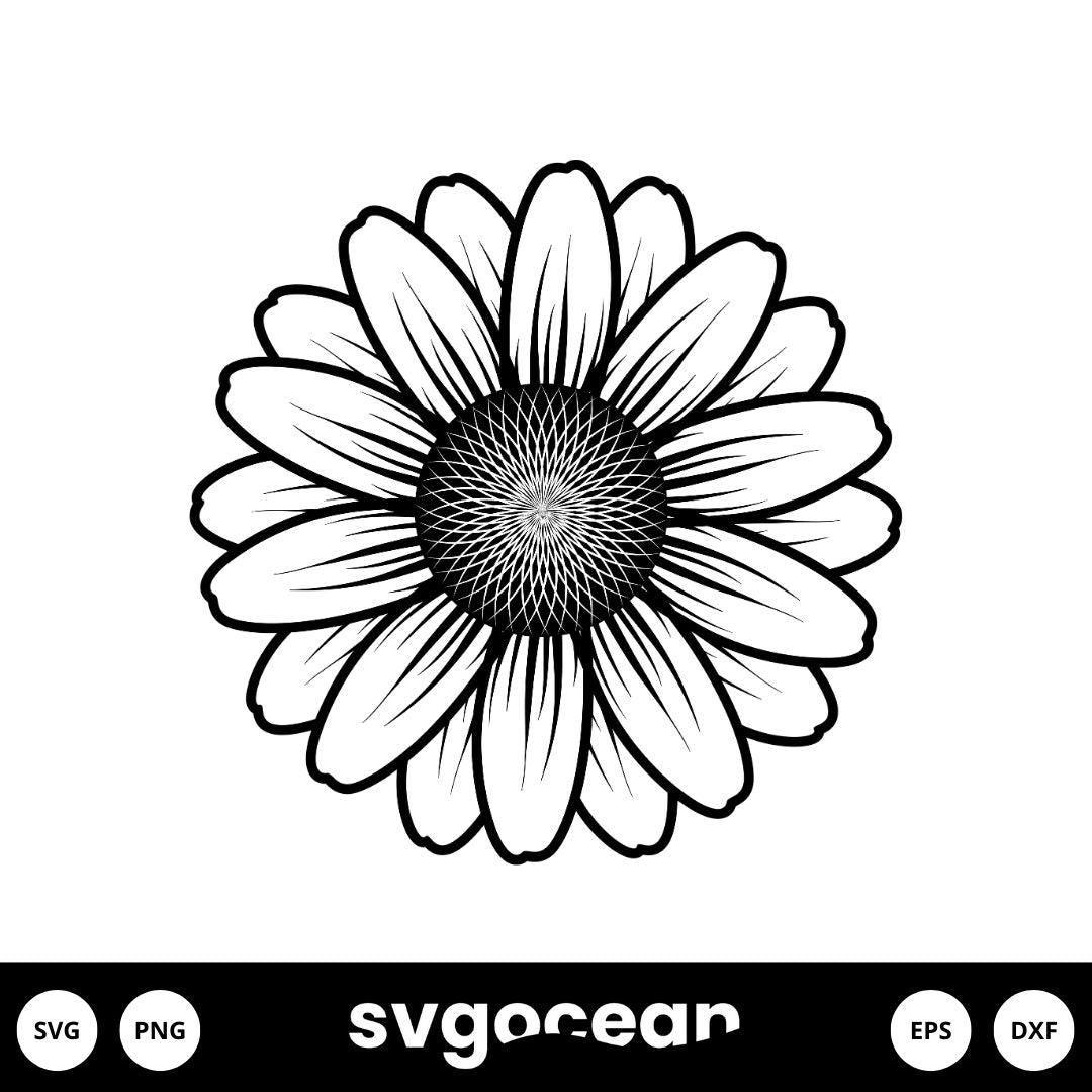 Sunflowers Svg vector for instant download - Svg Ocean — svgocean