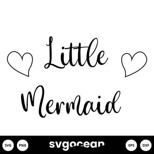 Little Mermaid Svg - Svg Ocean
