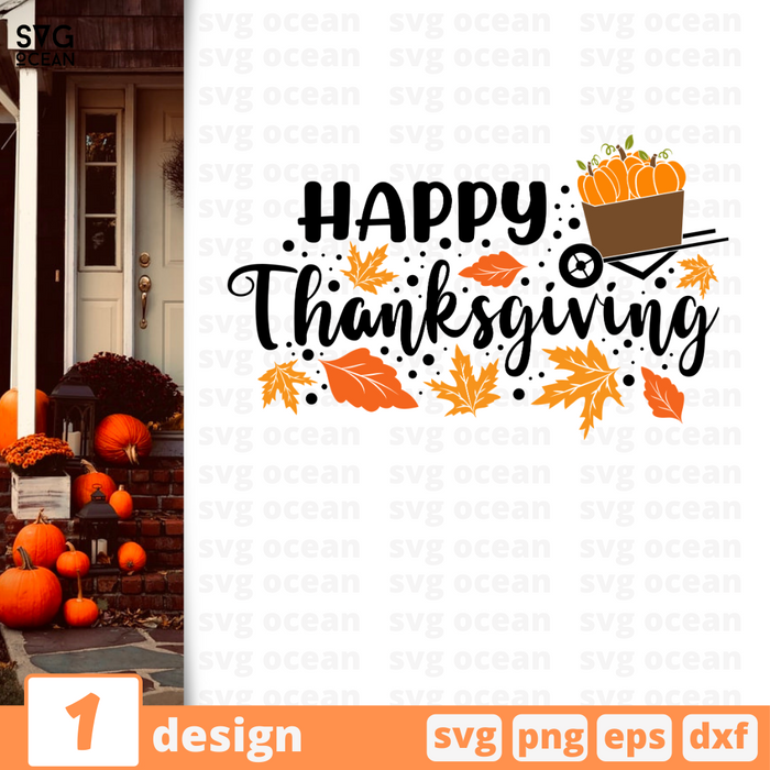 Happy Thanksgiving SVG vector bundle - Svg Ocean