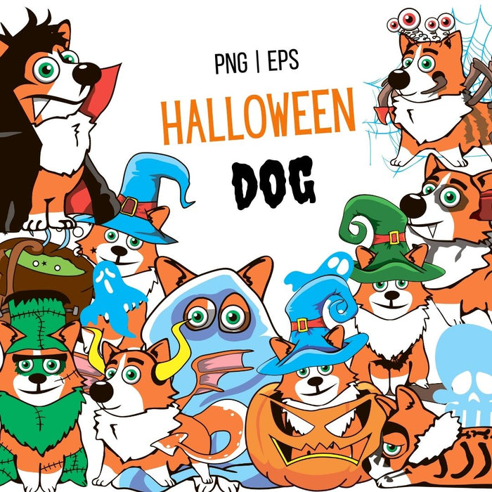 Halloween Dog Clipart - Svg Ocean