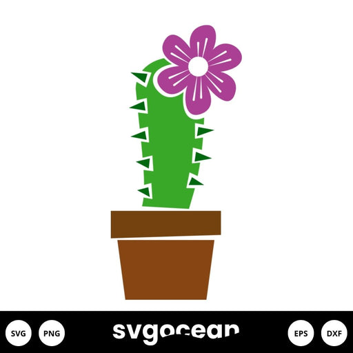 Cactus Flower SVG - Svg Ocean