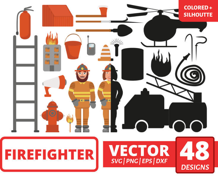 Firefighter svg bundle