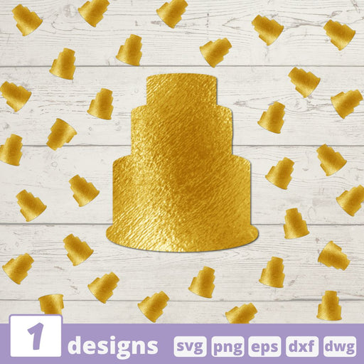 Cake Confetti SVG - Svg Ocean