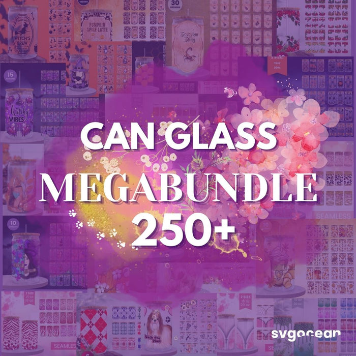Can Glass Wrap Sublimation Megabundle
